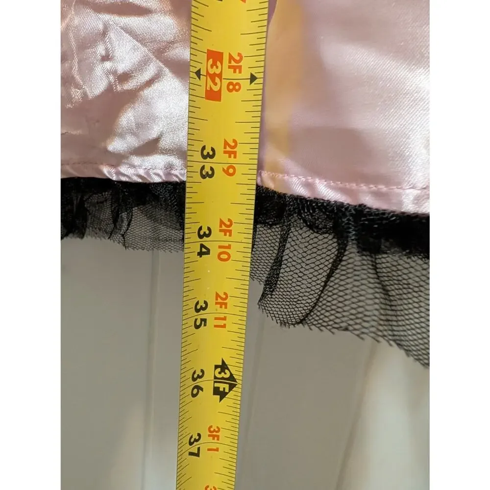 Miss Sock Hop 50's Girls Pink Poodle Dress Halloween Costume Size M (8-10) - Picture 8 of 10